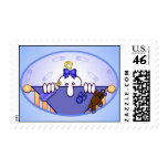Baby Blue Kilroy Postage