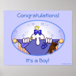 Baby Blue Kilroy Poster