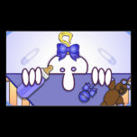 Baby Blue Kilroy Sticker