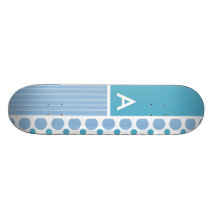 Baby Blue Polka Dot; Dots Skateboards