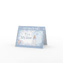 Baby Blue Shower Invitation cards by MouseArte_Kids Baby Blue Shower Invitation cards