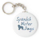 Baby Blue Spanish Water Dog Keychain