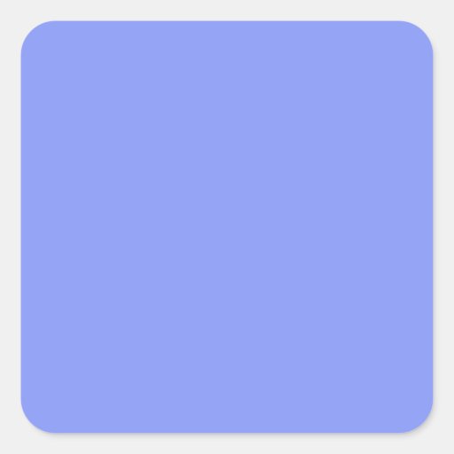 Baby Blue Square Sticker | Zazzle