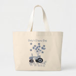 Baby Blue Tractor with Balloons Bag