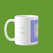 Baby Blue Tractor with Balloons Mug
