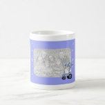 Baby Blue Tractor with Balloons Mug