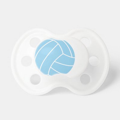 Baby Blue Volleyball BooginHead Pacifier