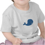 Baby Blue Whale T Shirts
