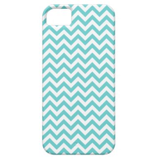 Baby Blue White Chevron Pattern iPhone 5 Cover