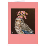 baby bluebird with wild onion card
