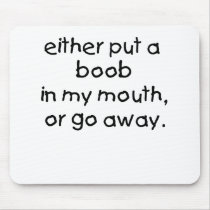 Baby Boob mousepads