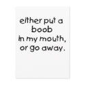 Baby Boob postcards by Kwamster Baby Boob postcards