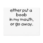 Baby Boob Post Card