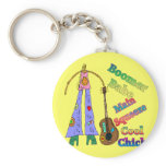Baby Boomer Babe T-shirts Gifts Key Chain