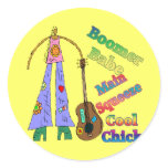 Baby Boomer Babe T-shirts Gifts Sticker