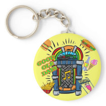 Baby Boomer Jukebox Key Chain
