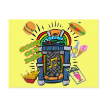 Baby Boomer Jukebox T-shirts Gifts postcards by sagart1952 Baby Boomer Jukebox T-shirts Gifts postcards