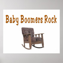 baby boomers rock poster