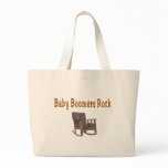 baby boomers rock tote bag