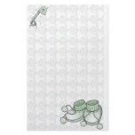 Baby Bootie Green Stationery