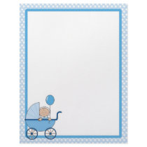 Baby Border Boy Customized Letterhead