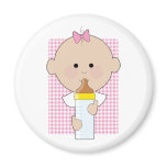 Baby Bottle Girl Magnets