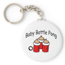 Baby Bottle Pong Key Chains