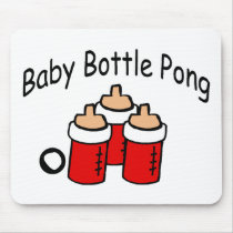 Baby Bottle Pong Mouse Pad