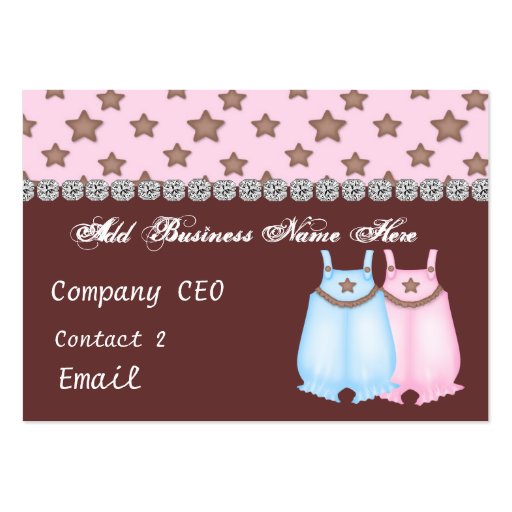 Baby BOUTIQUE STORE Glam Business Card