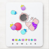 Baby Bowler 01 mousepads