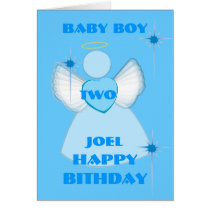 Baby Boy #2Birthday Invitation-Customize cards