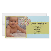 baby boy announcement photo card photo cards