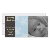 baby boy announcement photo card photo cards by cute4kids baby boy announcement photo card photo cards