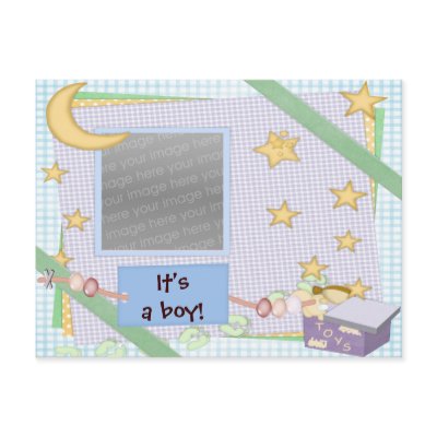 baby boy announcement photo card postcards Zazzle_postcard baby boy announcement photo card postcards Zazzle_postcard
