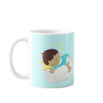 Baby Boy Announcement/Shower Magnets mugs