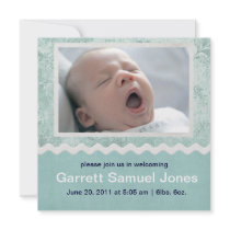 Baby Boy Baby announcement