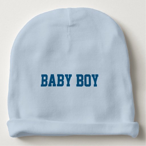 Baby Boy Beanie with Personalized Lettered Name Zazzle