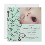 Baby Boy Birth Announcement invitations