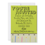 baby boy birthday card invitaion custom invitation