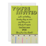 baby boy birthday card invitaion custom invitations