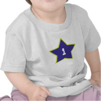 Baby Boy Birthday Star 1st Birthday TShirt by jgh96sbc Baby Boy Birthday Star 1st Birthday TShirt