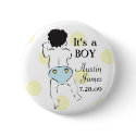 Baby Boy Bottom Button by MissNNick Baby Boy Bottom Button