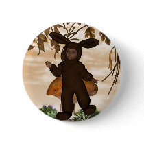 Baby boy bunny sweet chocolate 1 buttons