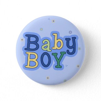 Baby Boy Button button