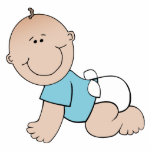 Baby boy cartoon photo cut outs