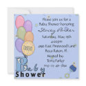 Baby Boy Celebration Invitation invitation