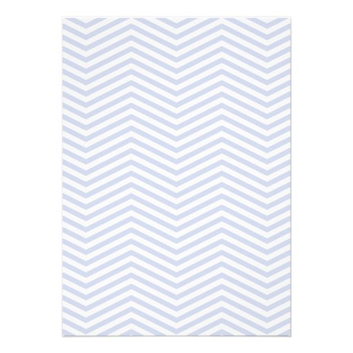 Baby Boy Chevron Sip and See Invitation