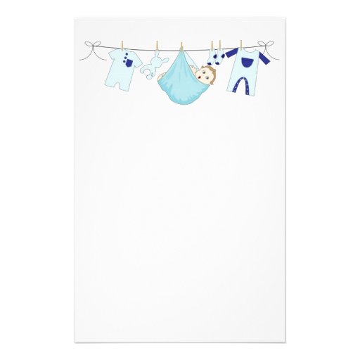 baby-boy-clothes-line-stationery-zazzle