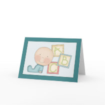 Baby Boy Congratulations Card