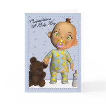 Baby Boy Congratulations cards by moonlake Baby Boy Congratulations cards